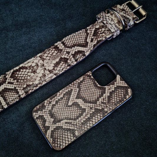 Bestia "Rock Python" Leather Phone Case Accessories