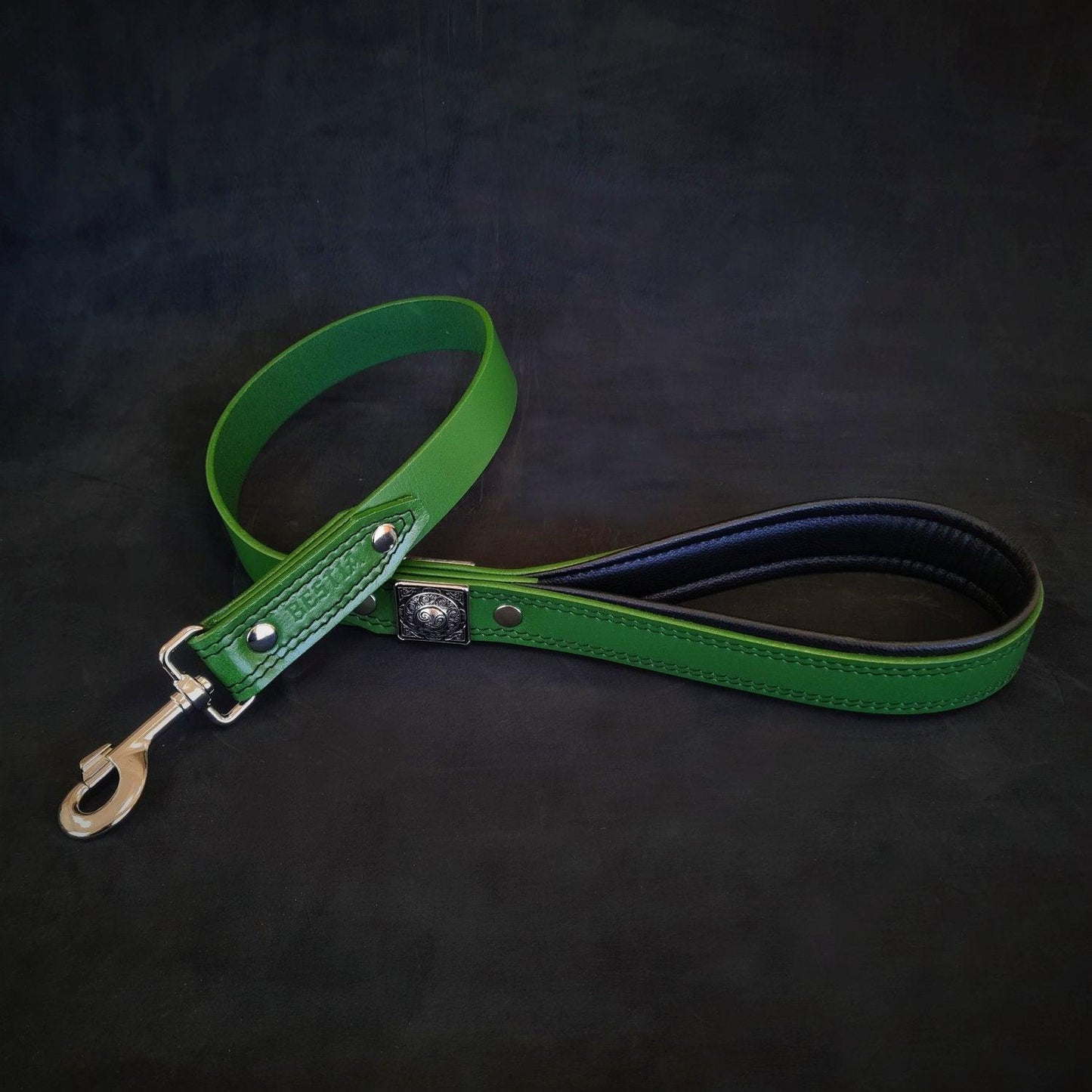 ''Eros'' leash GREEN Leads & Head Collars
