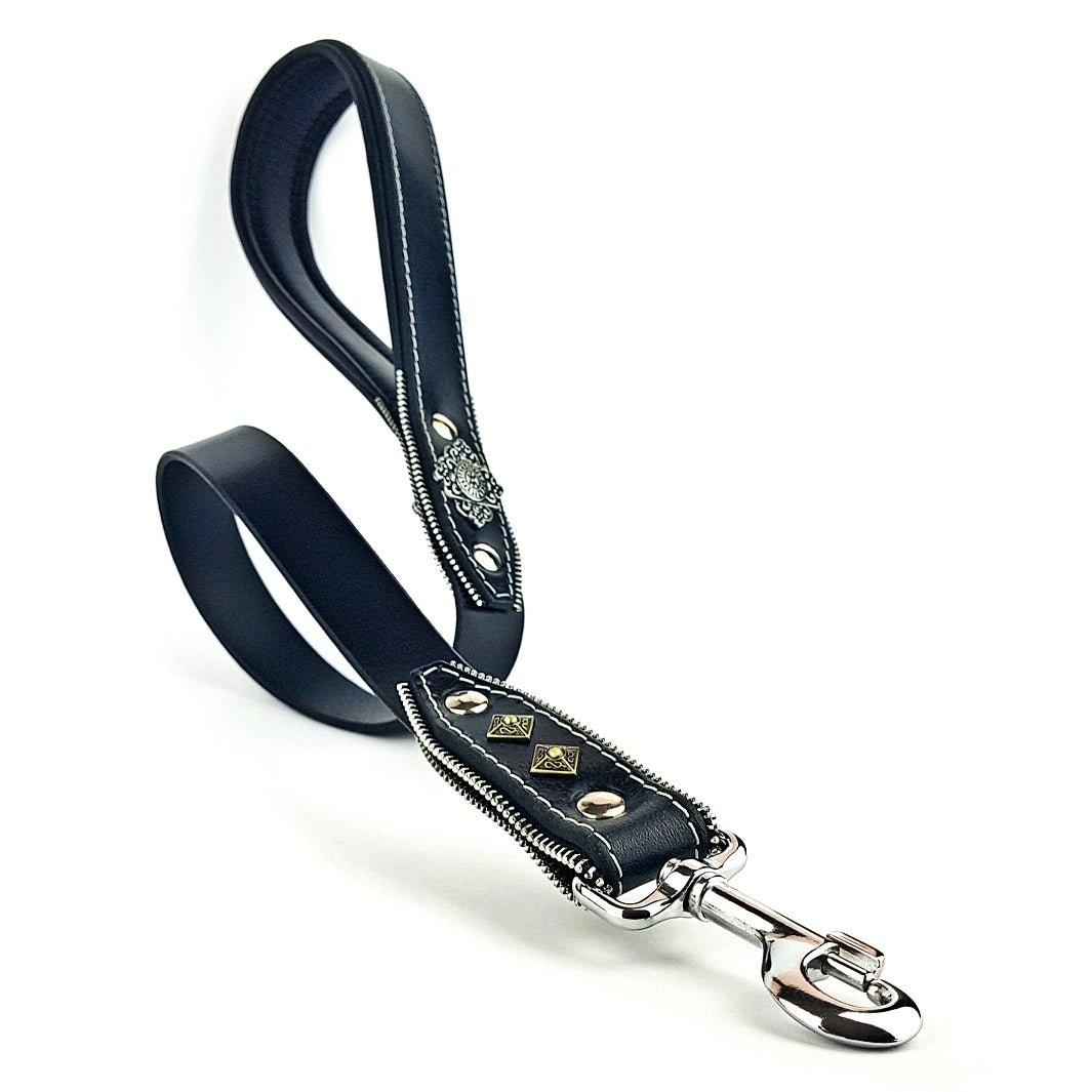 The ''Aztec'' Black leash Leads & Head Collars