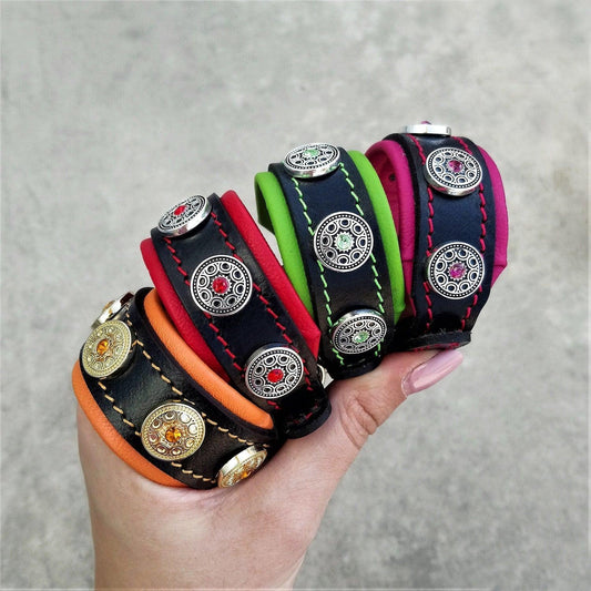 The „Bijou“ handmade puppy collar Collars