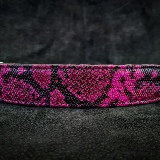 The „Rock Python“ collar PINK Collars