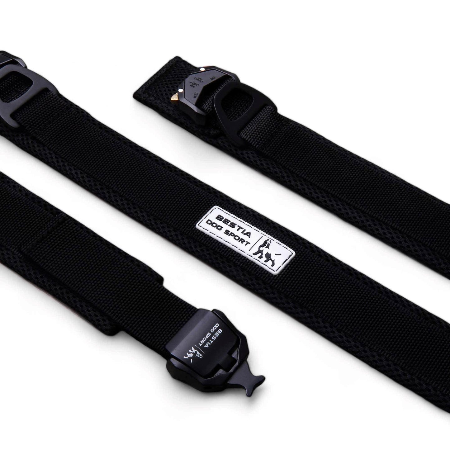 BESTIA DOG SPORT FAST RELEASE COLLAR BLACK - Bestia Collars