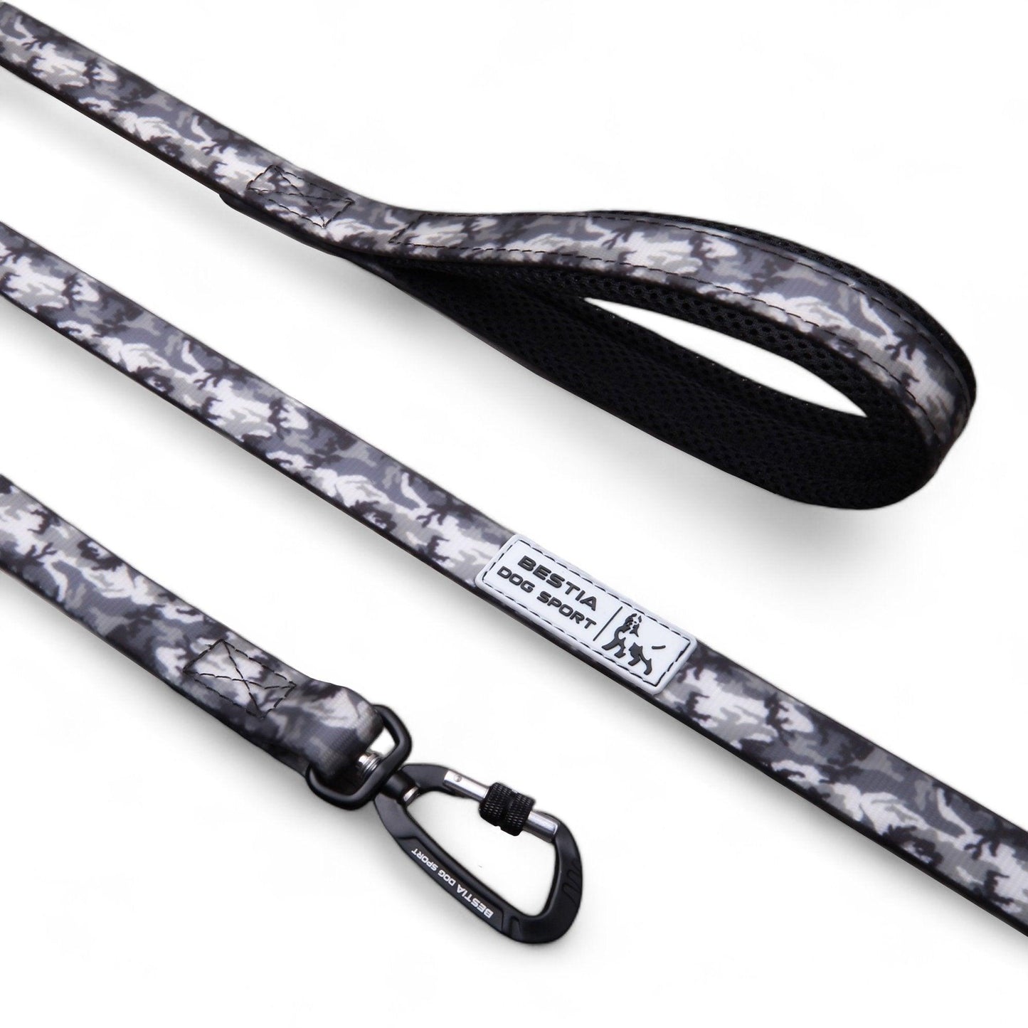 Bestia Dog Sport Tactical Leash Grey Camo - Bestia Collars