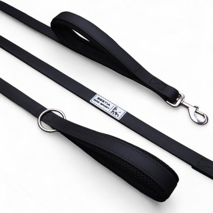 BESTIA DOG SPORT dual handle leash black - Bestia Collars