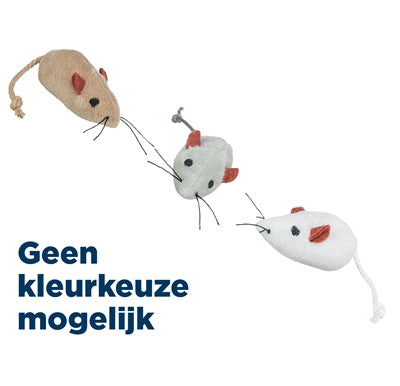 Trixie Plüsch Mäuse Sortiert