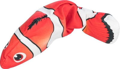 Trixie Flunder Fisch Stoff Katzenminze Orange