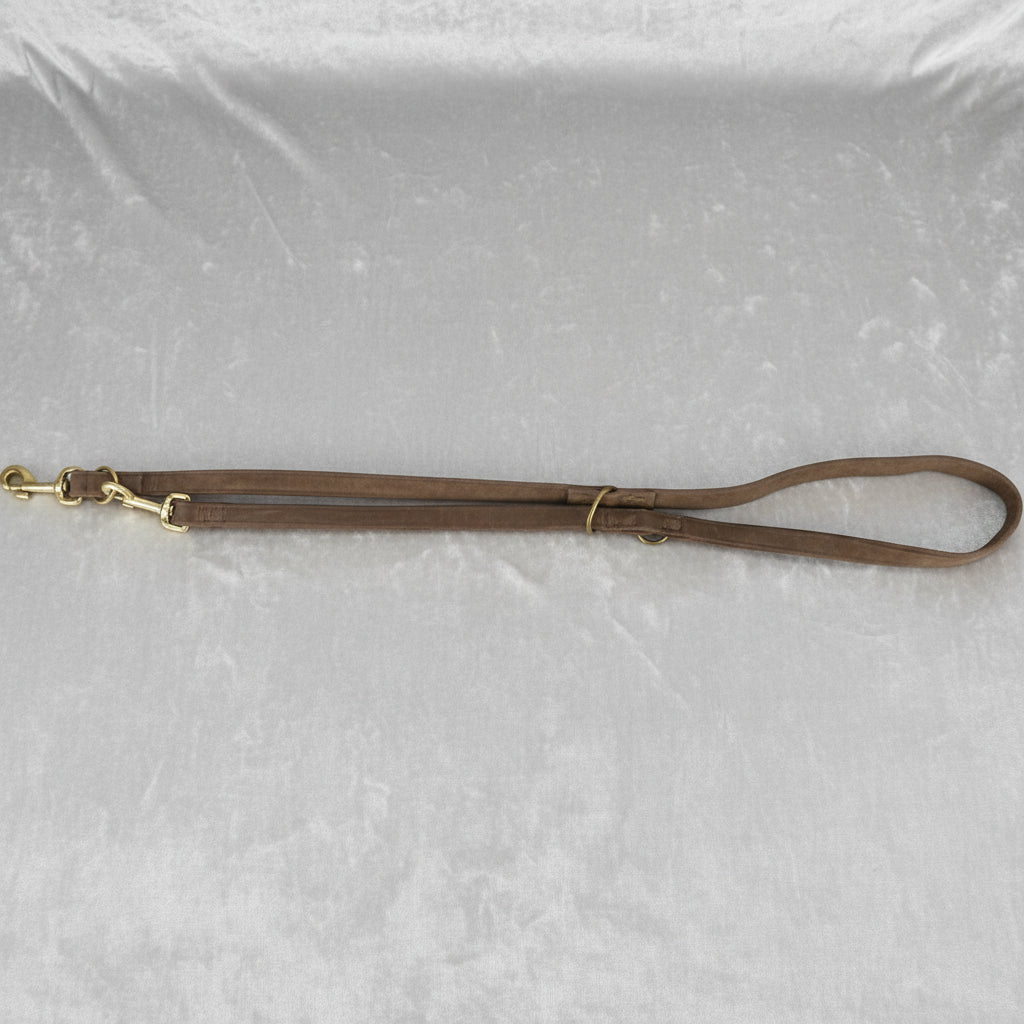 Trixie Hundeleine Reines Verstellbares Leder Braun