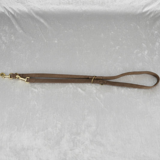 Trixie Hundeleine Reines Verstellbares Leder Braun