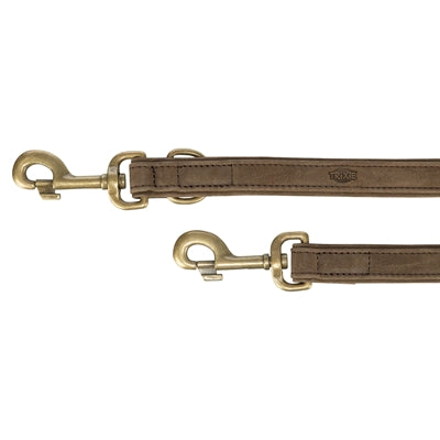 Trixie Hundeleine Reines Verstellbares Leder Braun