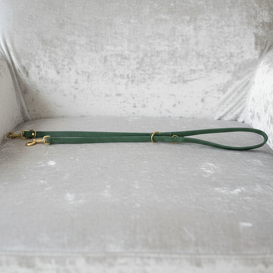 Trixie Hundeleine Reines Verstellbares Leder Salbeigrün