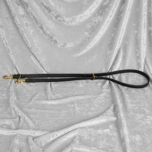 Trixie Hundeleine Reines Verstellbares Leder Schwarz