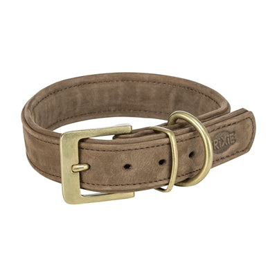 Trixie Halsband Hund Reines Leder Braun