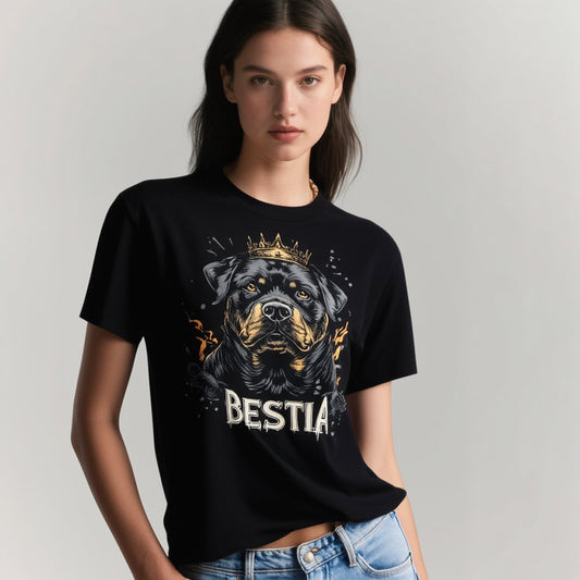 Rottweiler T-shirt Black