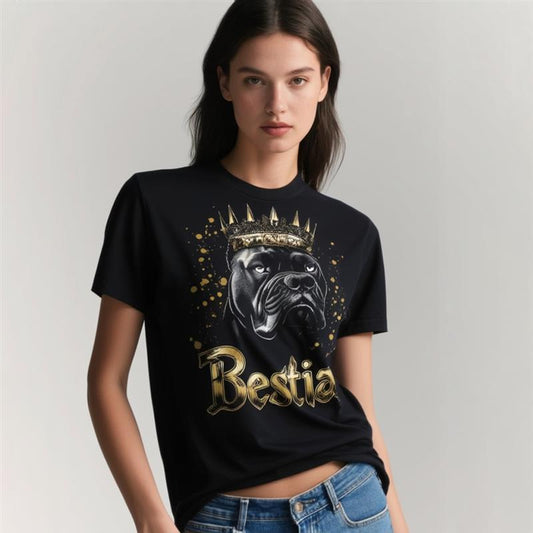 Cane Corso T-shirt Black V4