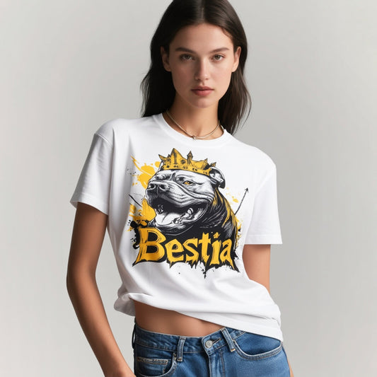 Pitbull T-shirt White