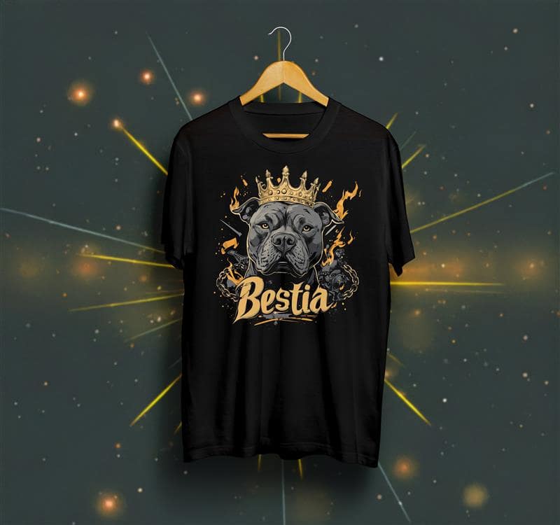 Pitbull T-shirt Black