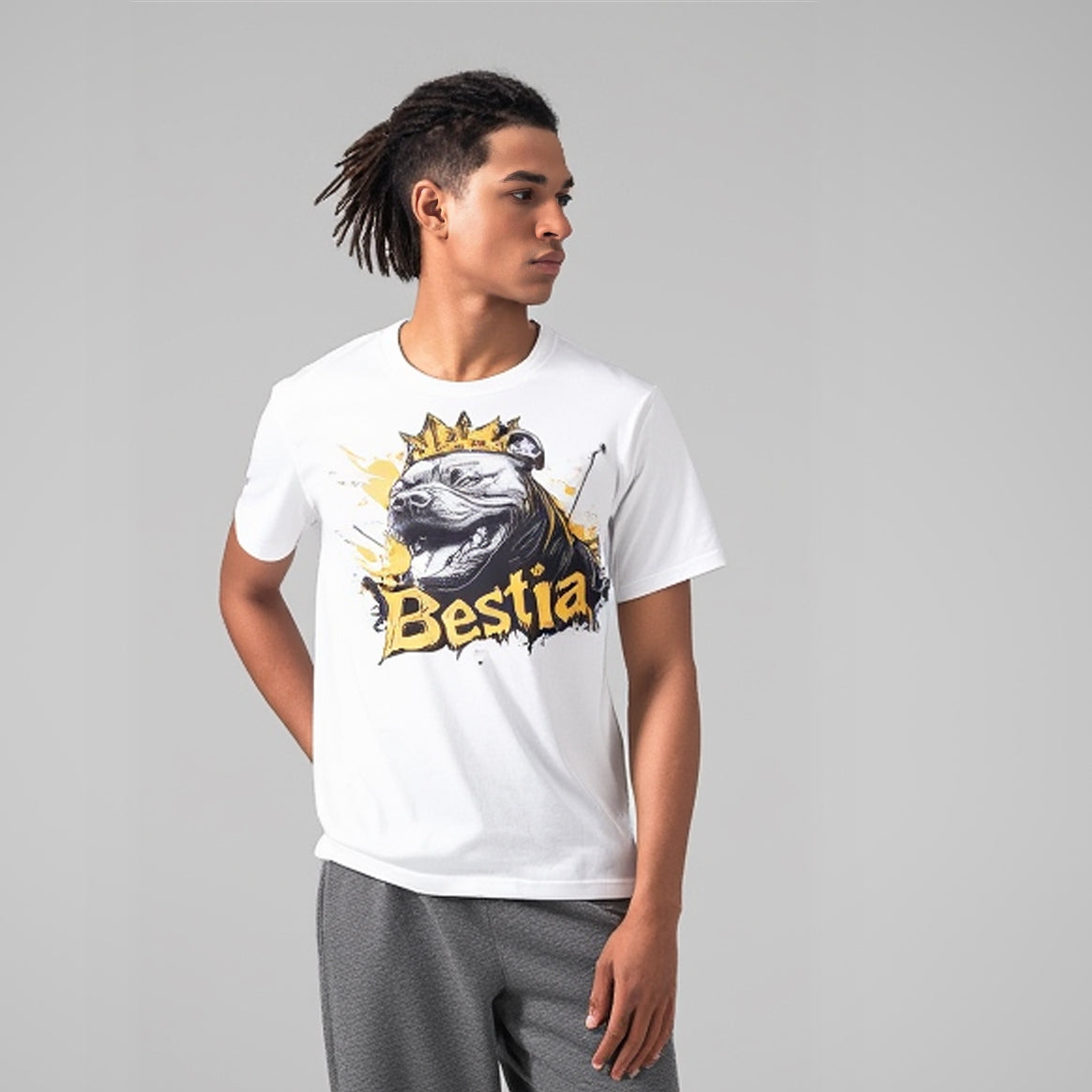 Pitbull T-shirt White