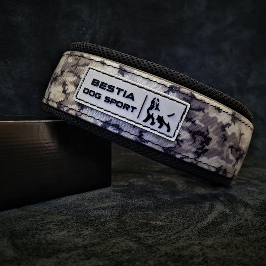 BESTIA DOG SPORT COLLAR GREY CAMO Training gear