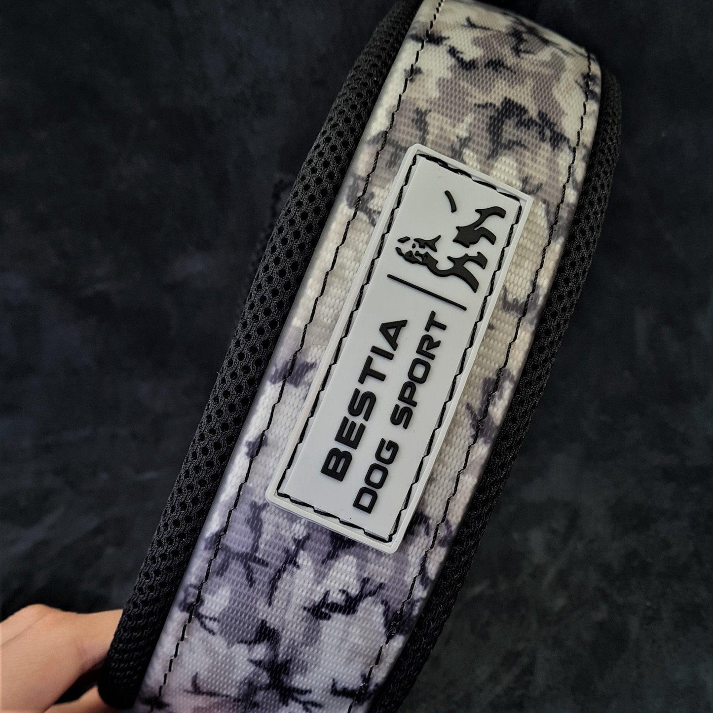 BESTIA DOG SPORT COLLAR GREY CAMO Training gear