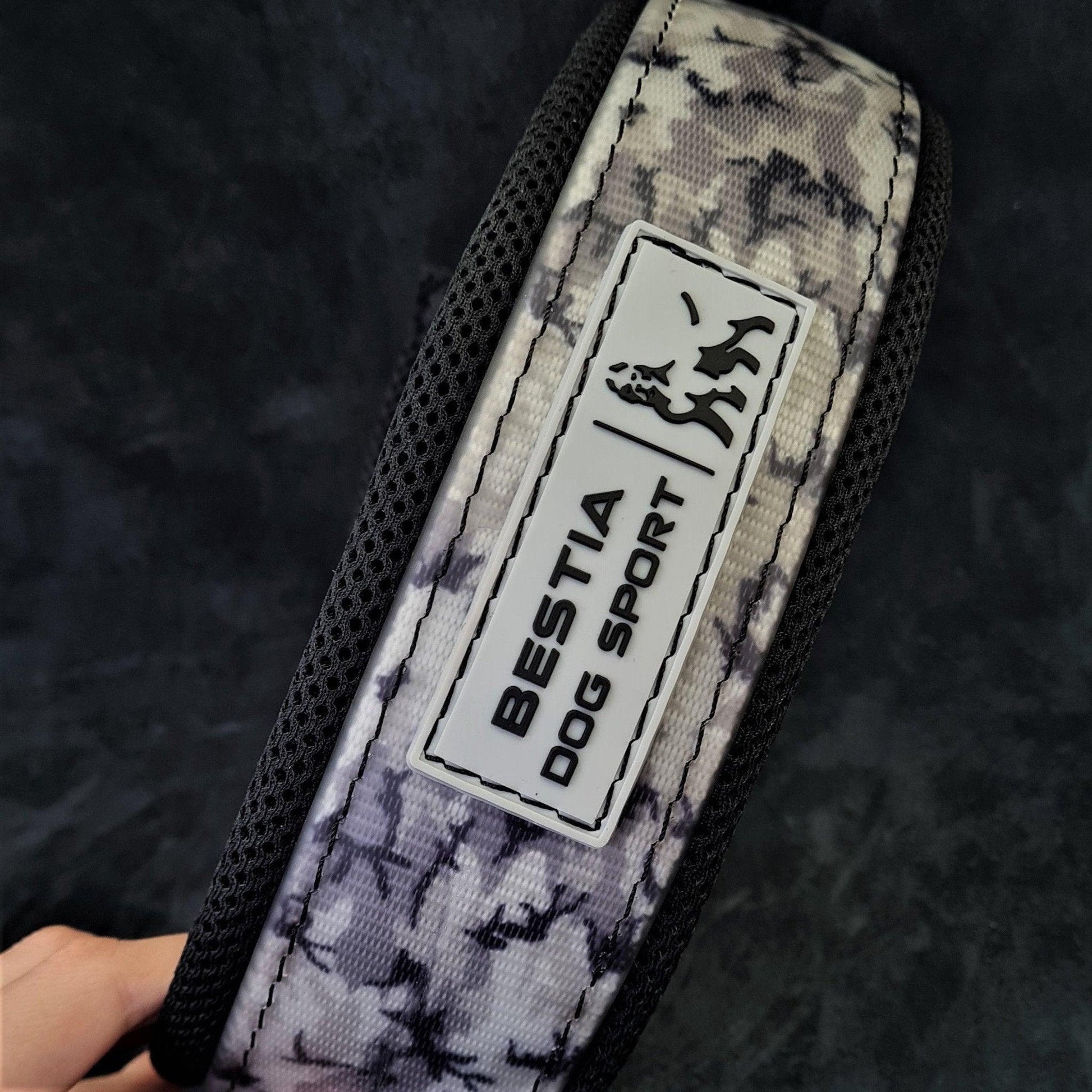 BESTIA DOG SPORT COLLAR GREY CAMO Training gear