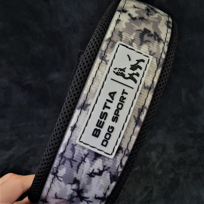 BESTIA DOG SPORT COLLAR GREY CAMO Training gear