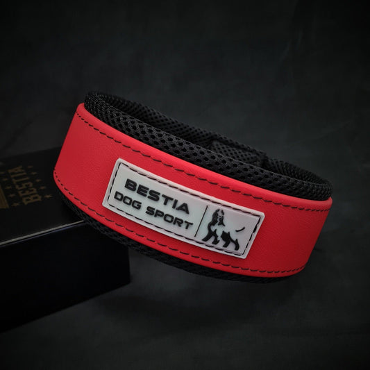 BESTIA DOG SPORT COLLAR RED Training gear