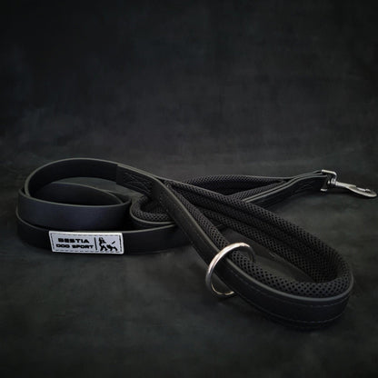 BESTIA DOG SPORT dual handle leash black Training gear