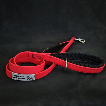 BESTIA DOG SPORT dual handle leash Red Training gear