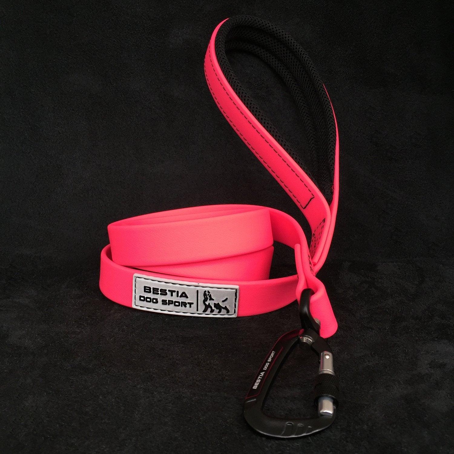 BESTIA DOG SPORT TACTICAL LEASH NEON PINK Training gear