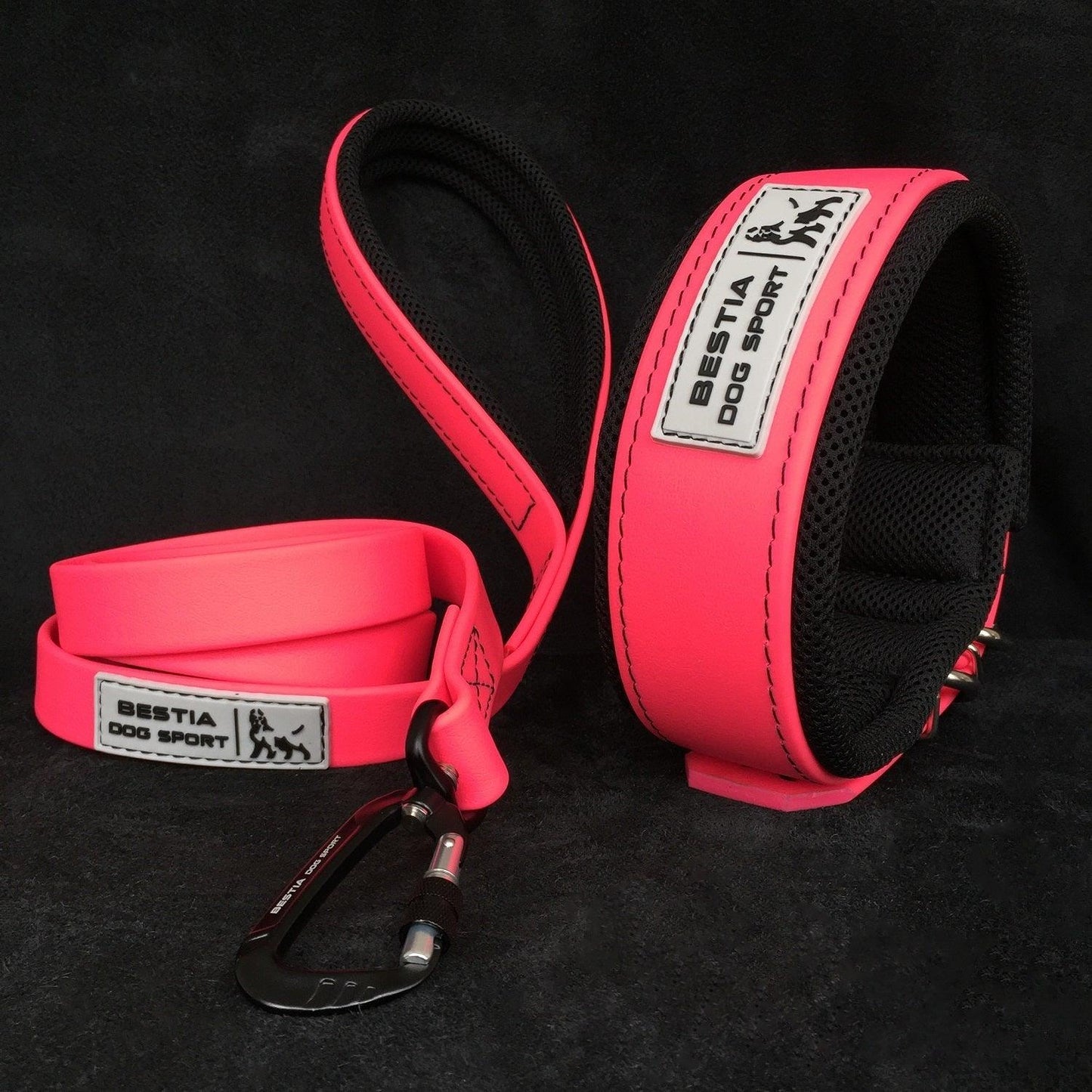 BESTIA DOG SPORT TACTICAL LEASH NEON PINK Training gear