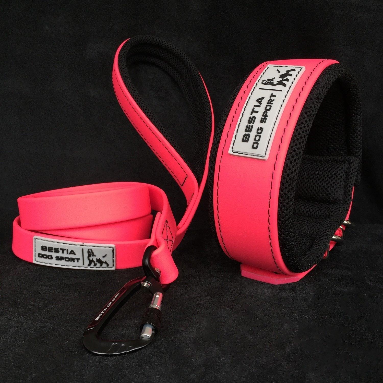 BESTIA DOG SPORT TACTICAL LEASH NEON PINK Training gear