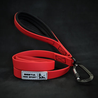 BESTIA DOG SPORT TACTICAL LEASH RED Training gear