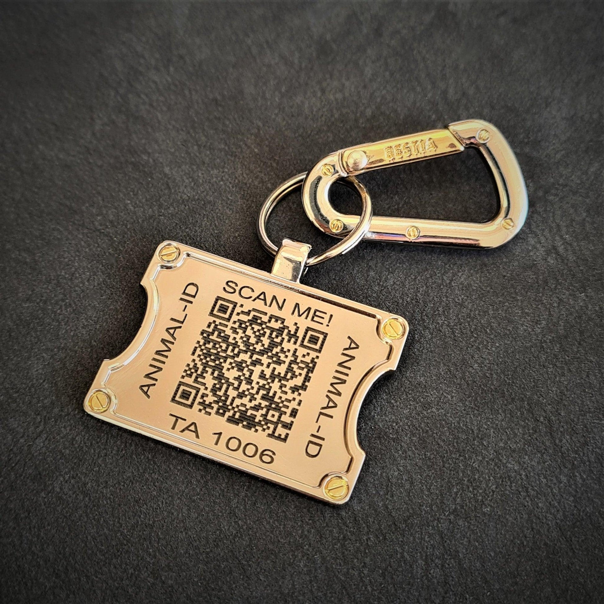 Bestia QR Dog ID Tag dog tag