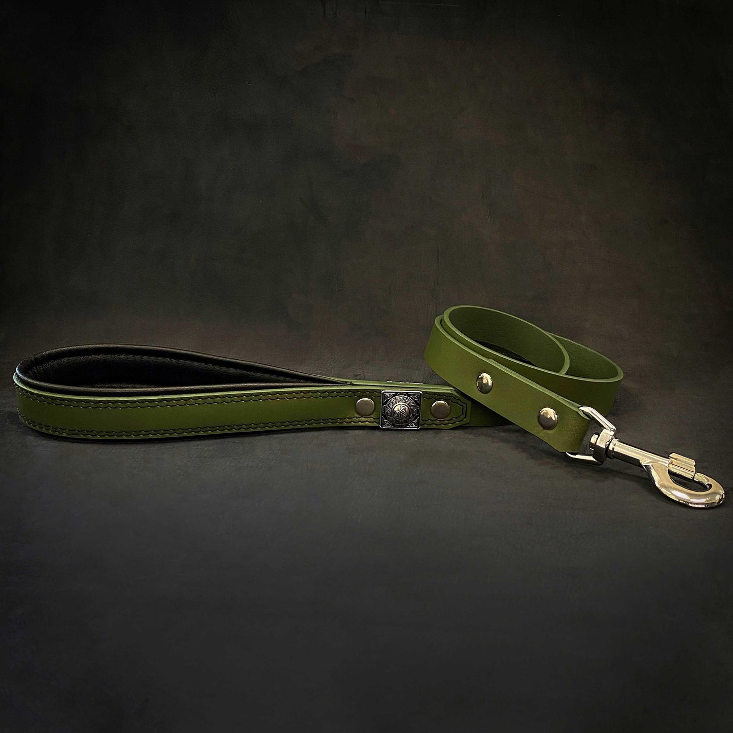 The ''Eros'' harness Green Small to Medium Size - Bestia Collars