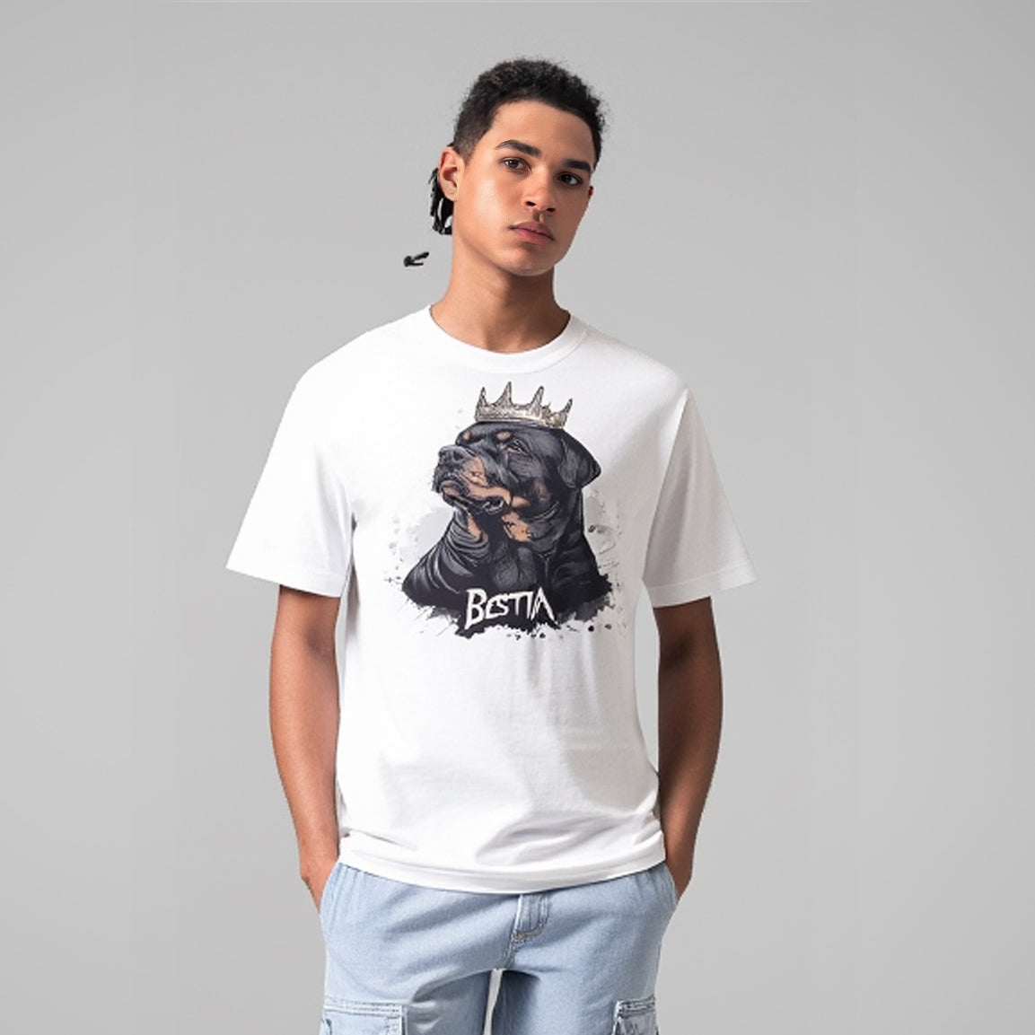 Rottweiler T-shirt White