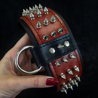 "Silver Giant" collar Red Collars