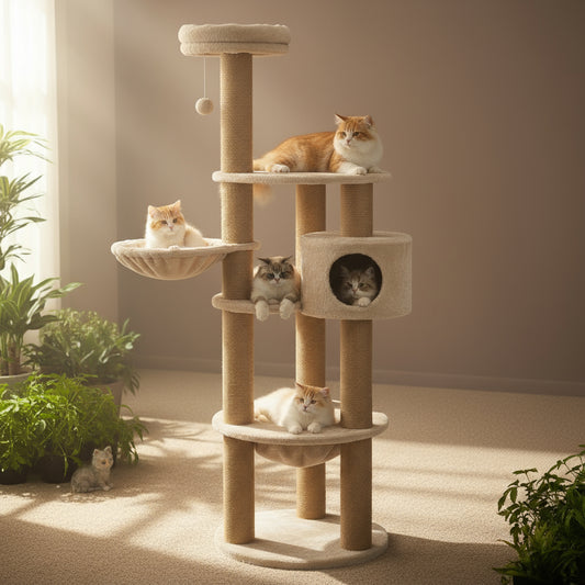 Trixie Kratzbaum Nigella Hellgrau