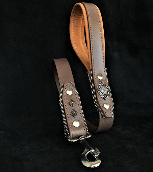 The ''Aztec'' leash GREY Leads & Head Collars