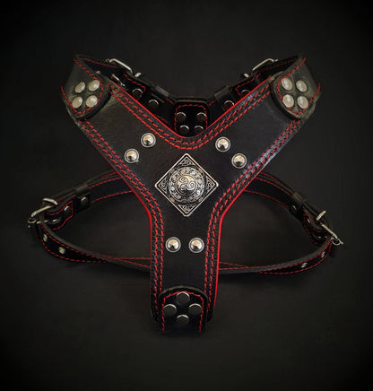The ''Eros'' harness Black & Red Small to Medium Size Harnesses