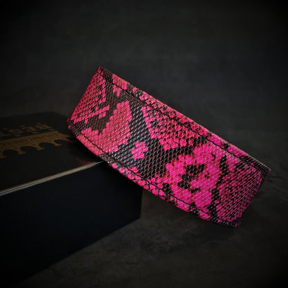 The „Rock Python“ collar PINK Collars